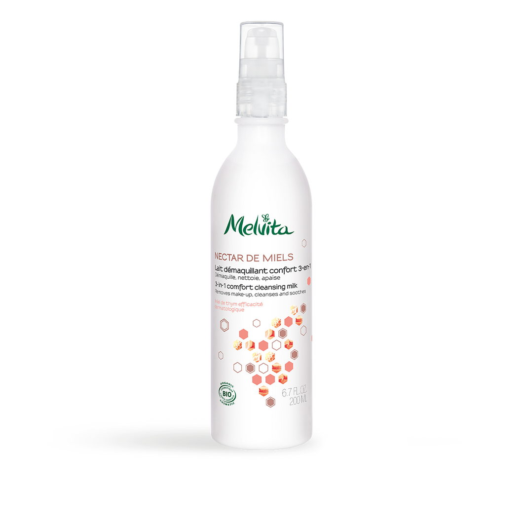 Nectar de Miels - 3-in-1 pflegende Reinigungsmilch - Melvita